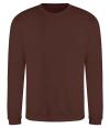 JH030 Colours Sweatshirt Chocolate fudge Brownie colour image